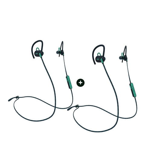 Pack de 2 Audífonos Bluetooth Uprise Teal Inalámbrico HOM