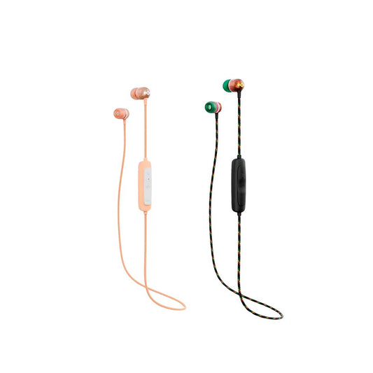 Pack de 2 Audífonos Bluetooth Smile Jamaica 2 Copper + Rasta HOM
