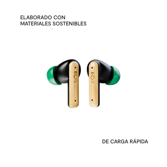 Pack x 2 Audífonos Bluetooth House of Marley Little Bird Inalámbrico