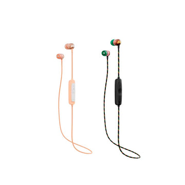 Pack de 2 Audífonos Bluetooth Smile Jamaica 2 Copper + Rasta HOM